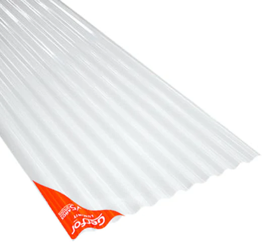 TEJA LUMINIT GERFOR TIPO ZINC TRANSPARENTE 2.15 MT